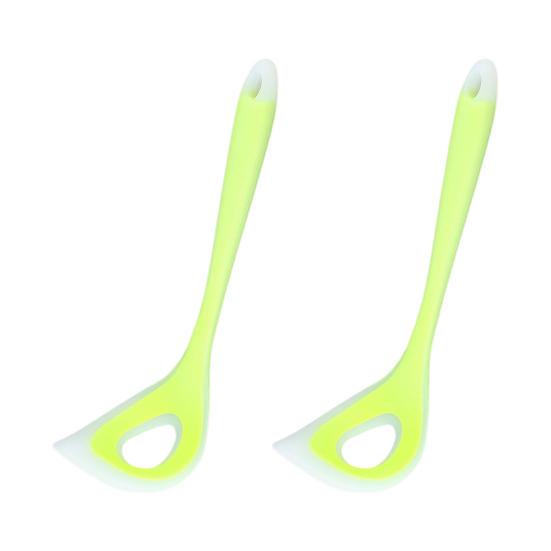 

2 шт. Инструмент для приготовления фрикаделек, антипригарный силиконовый совок для фрикаделек, шарики для рыбных шариков зелёный