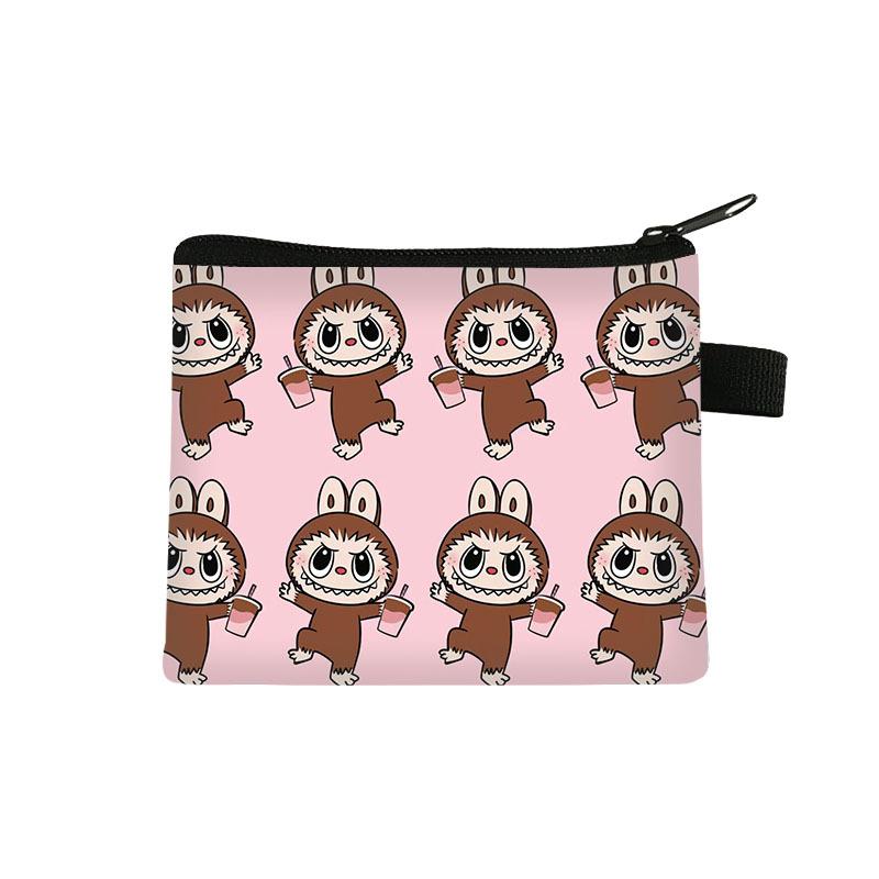 New Labubu Children's Coin Purse Student Cartoon Bag Trendy Mini Storage Bag