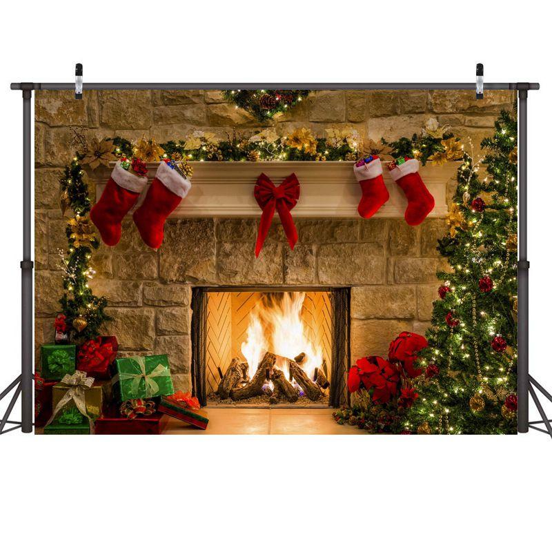 Photo Christmas Photography Props Background Cloth Vinyl Backdrop Xmas Studio
