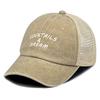 White COCKTAILS AND DREAM Printed Trucker Hat Adjustable Simple Hip Hop Trendy Dad Hat For Gifts Urban Style  Travel Sports