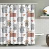 Adorable Cartoon Cat Bird Print Shower Curtain Waterproof Fabric Home Decor For Bathroom Accessories In Various Sizes!