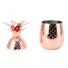 500ml Cocktail-Shaker-Becher Polierte Glatte Oberfläche Ananas-Cocktailbecher Party