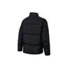 Anta Solid Color Zip Stand Collar Warm Long Sleeve Down Jacket Men Outerwear Basic-Black 152347934-4
