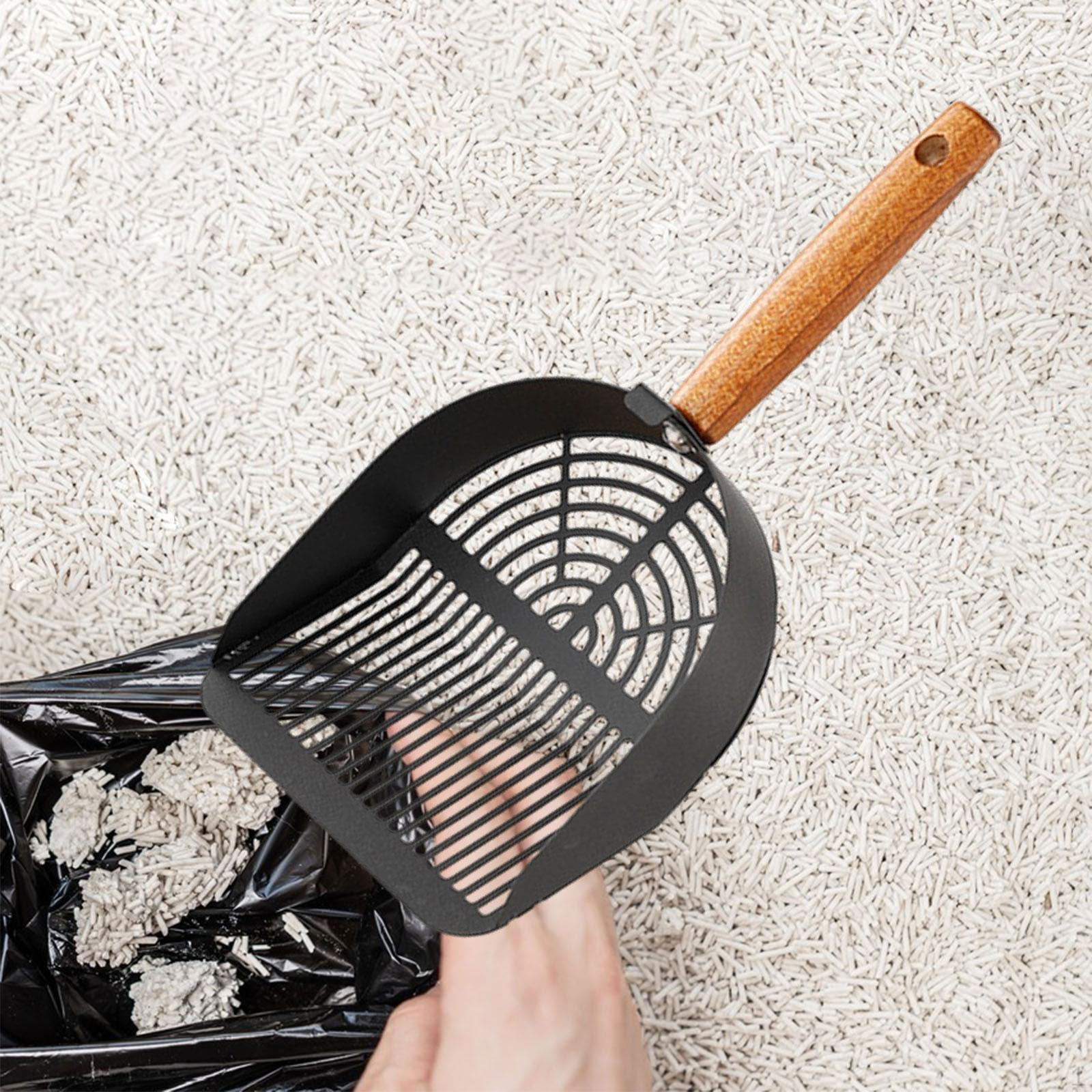 

Лопата для кошачьего туалета, совок, инструмент для очистки, сито, песок для Long stripe