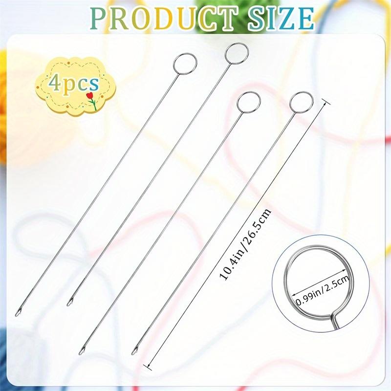 4pcs/pack Sewing Loop Turner Hook Needle Hook Crochet Supplies Tongue Croche - Sewing Concepts Tool