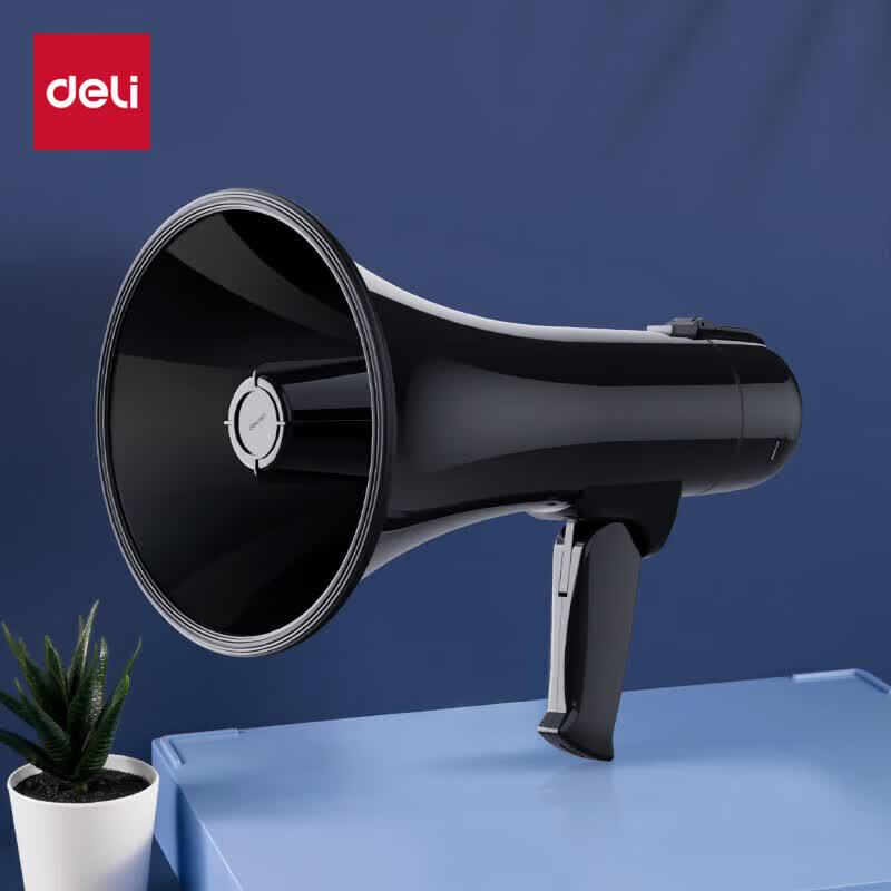 Deli Portable Rechargeable Megaphone with Recording