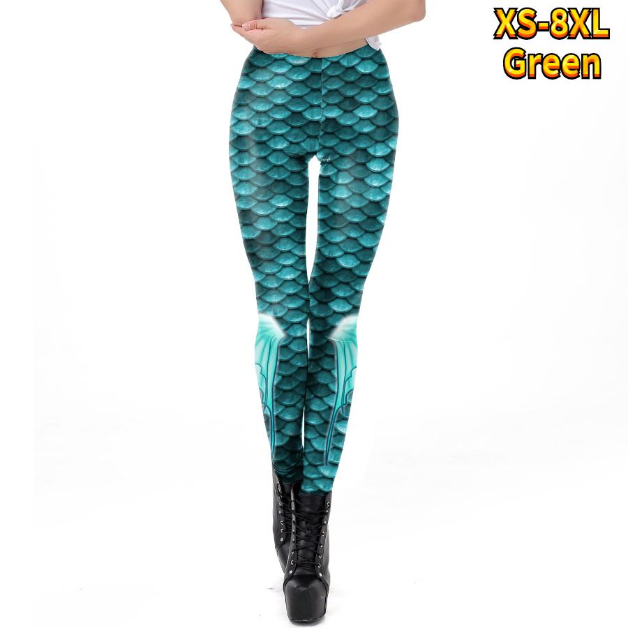 

Женские розовые эластичные леггинсы с рыбьей чешуей, леггинсы для йоги, фитнеса, бега, спортзала, спортивные брюки для активного отдыха XS зелёный