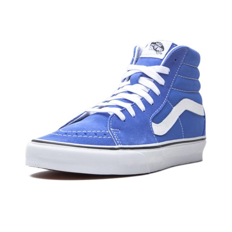 Vans Sk8 Plátěné Trendy Ležérní Tlumící Nárazy Odolné Lehké Prodyšné Vysoké Skate Boty Unisex Tenisky Světle Modrá VN0A4U3C1UJ