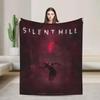 Silent Hill Game Themed Flannel Throw Blanket  Soft Warm Decorative Bedspread for Living Room Quality DIY Gift Idea