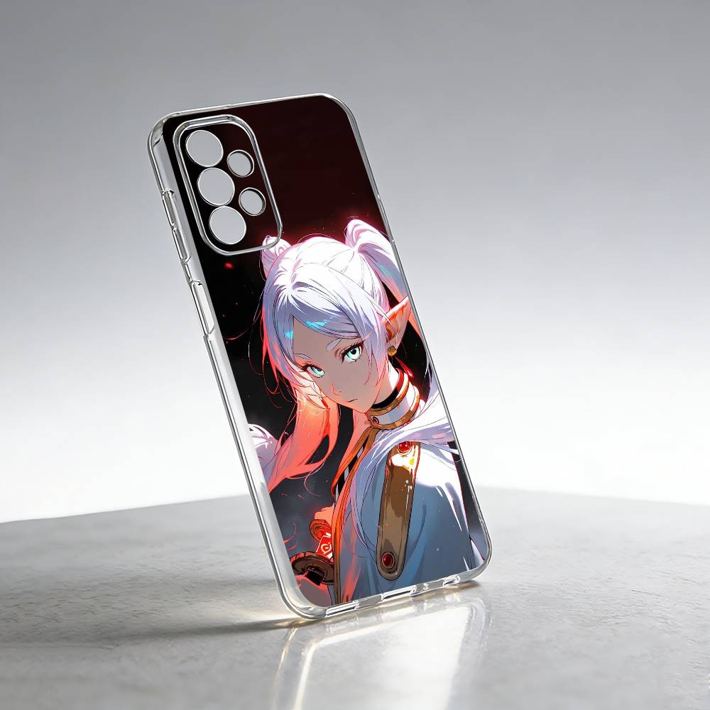 Frieren Beyond Journey's End Phone Case For Samsung S25,S24,S21,S22,S23,S30,Ultra,S20,Plus,Fe Transparent Cover