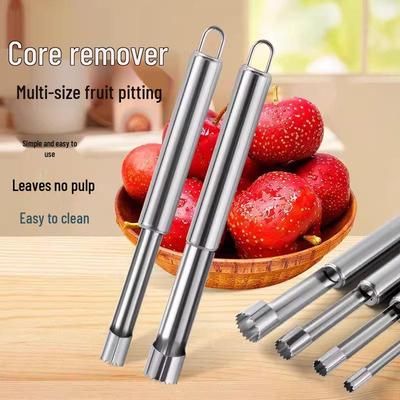 4-Piece Stainless Steel Fruit Corer Set for Dates, Cherries, and Apples (Newcomer Discount: 5 Yuan)