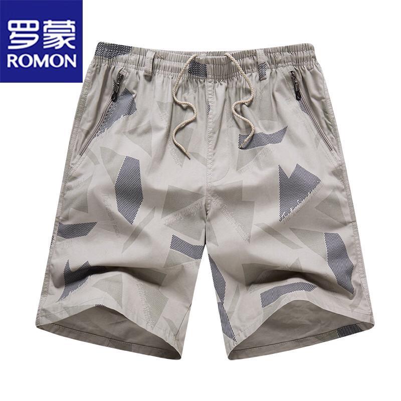 ROMON Men's Summer Thin Loose Casual Straight Sport Shorts