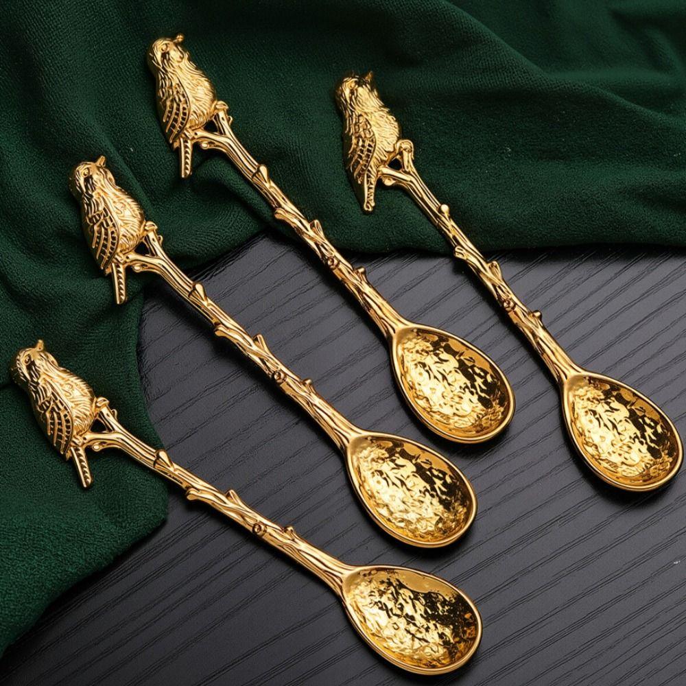 Vintage Royal Style Dessert Spoon Flatware Dessert Spoon Coffee Spoon Mixing Spoon  Christmas Gift