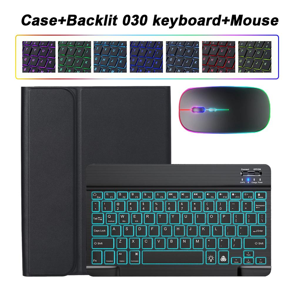 For Samsung Galaxy Tab A9 Plus 11 inch Case, Keyboard Case for Samsung Galaxy Tab A9+ 11 inch SM-X210/X216/X218
