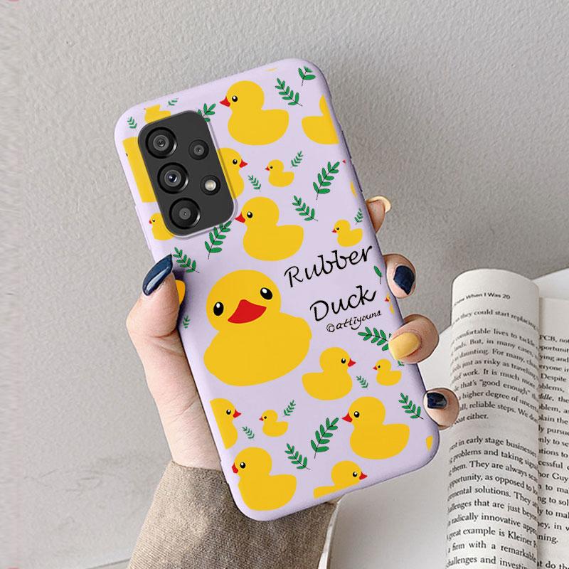 Case For Samsung A53 A52S A52 A73 A70 Cute Heart Flower Back Cover Soft Silicone Matte Protective Funda For Samsung Galaxy A53
