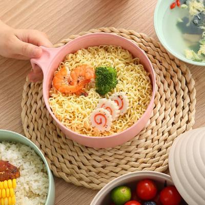 Ensemble de bols pour cuiseur à ramen au micro-ondes avec baguettes Bol à nouilles Ramen rapide au micro-ondes