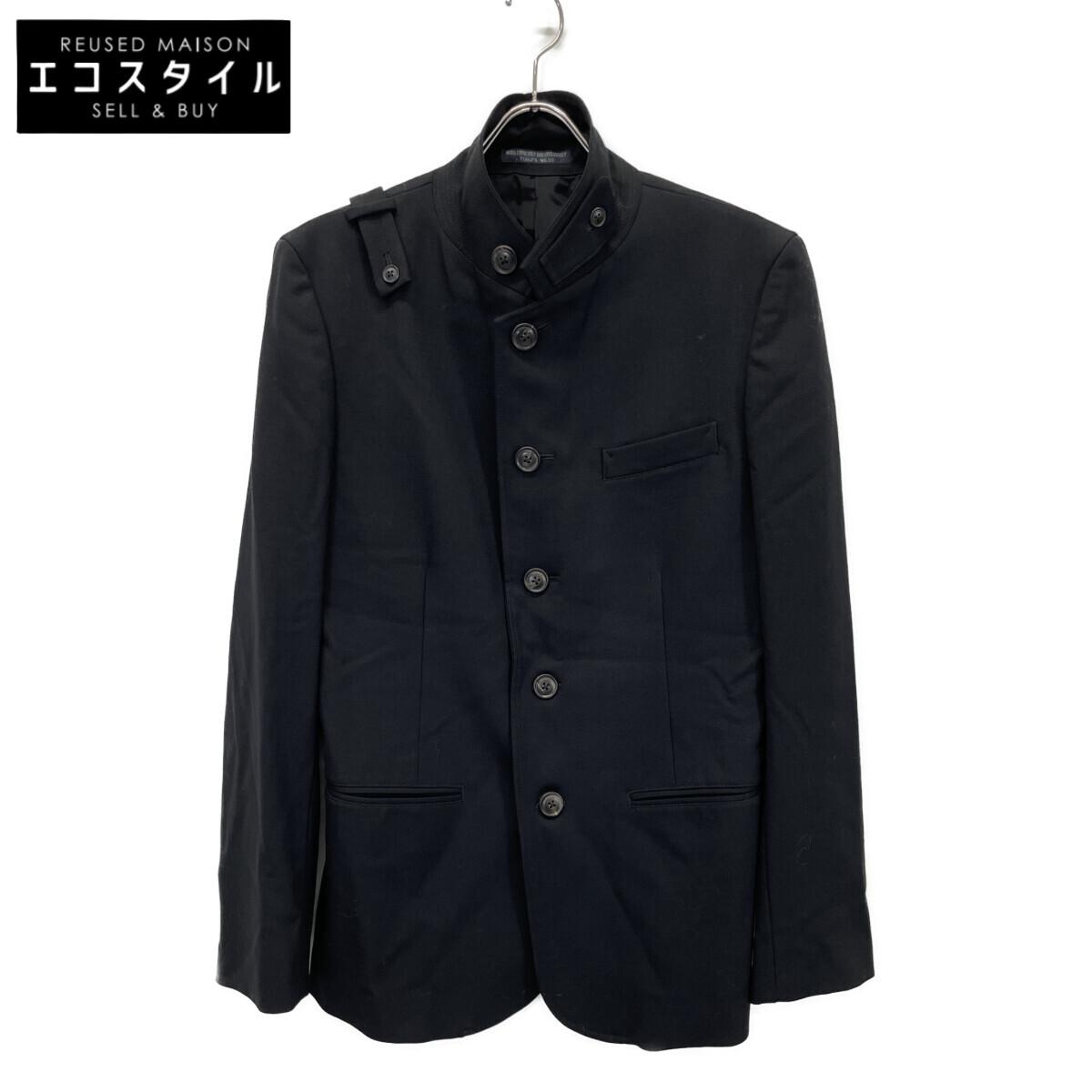 

REGULATION Yohji Yamamoto HK-J01-140 17AW Black Notched Single Jacket Jacket 2 blackUsed