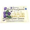 Les Trésors De Lily [L5902] - Designer Tea Towel 'Violette De Grasse' Beige Purple