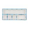 Watch Parts Storage Box 5 Compartments Multi Functions Portable Watch Accessory Organizer Blue