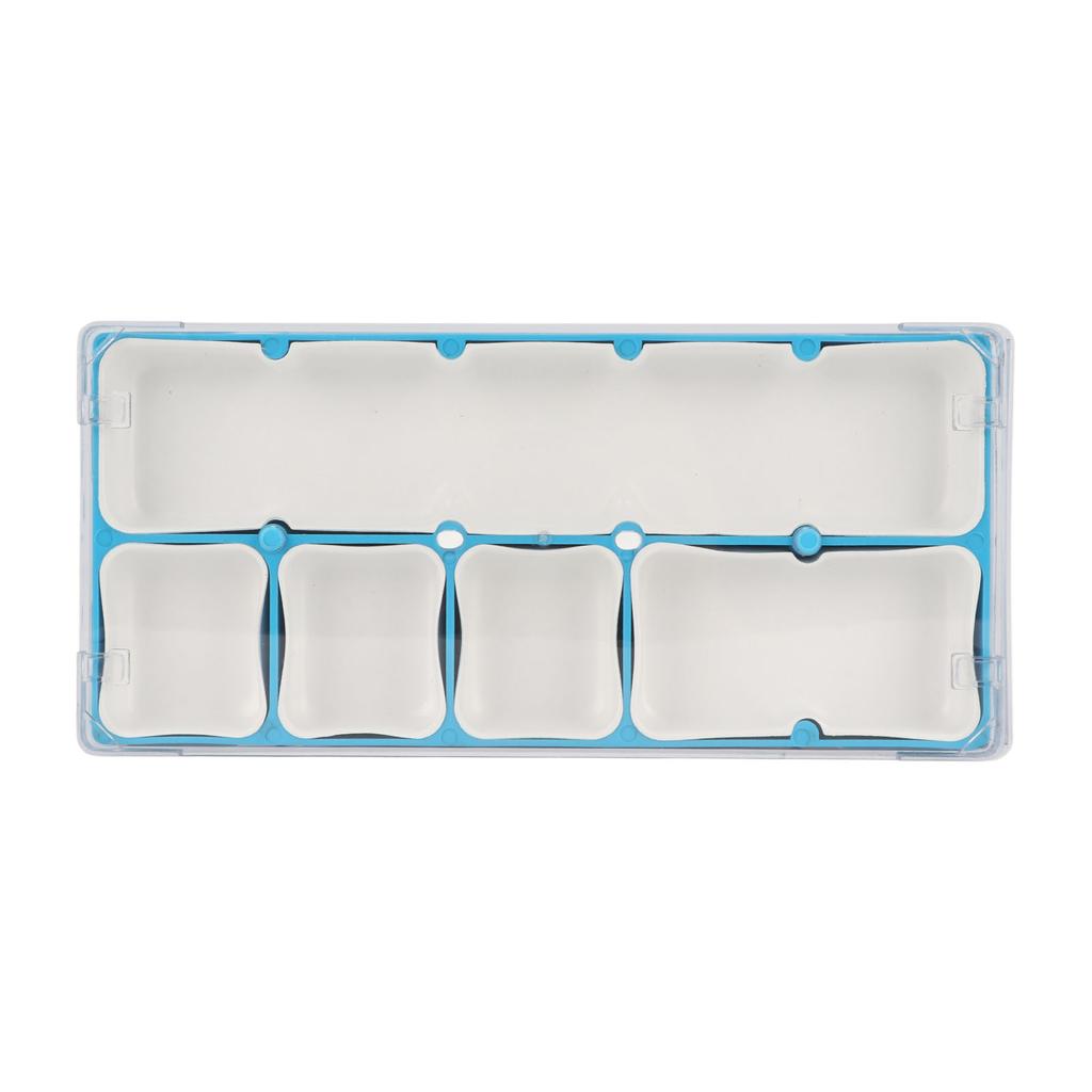 Watch Parts Storage Box 5 Compartments Multi Functions Portable Watch Accessory Organizer Blue