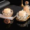 1Pc  Tealight Candle Holders Clear Mini Candlestick Table Centerpiece Wedding Festival Birthday Home Decorations