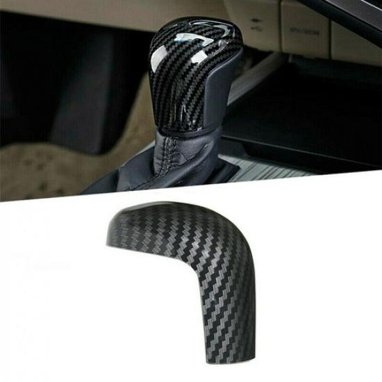 For Toyota Camry 2018 -  Carbon Fiber Black Gear Shift Knob Lever Trim Cover