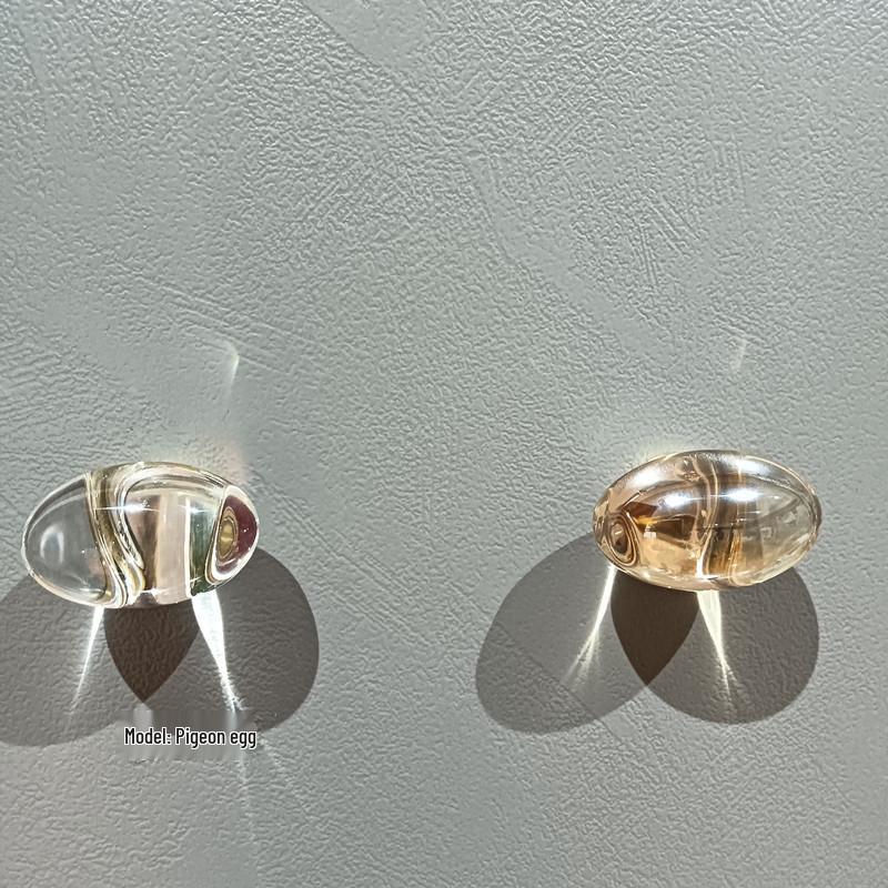 Nowoczesny Minimalistyczny Złoty Stop Aluminium Ceramiczna Rączka do Drzwi Szafek i Garderób