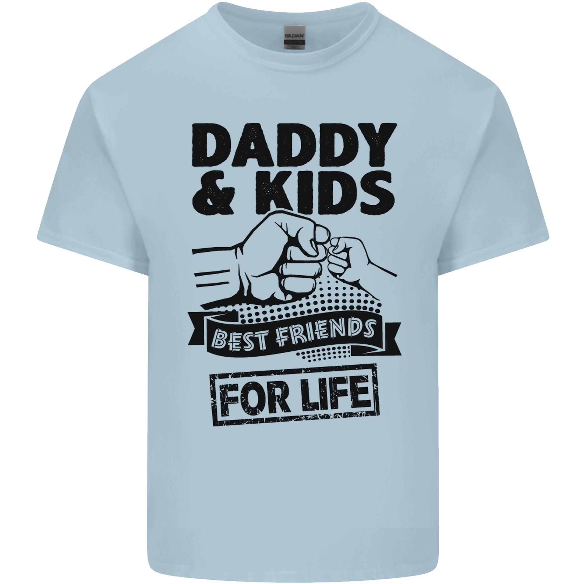 Daddy Kids Best Friends Fathers Day Unisexs Light Cotton TShirt S