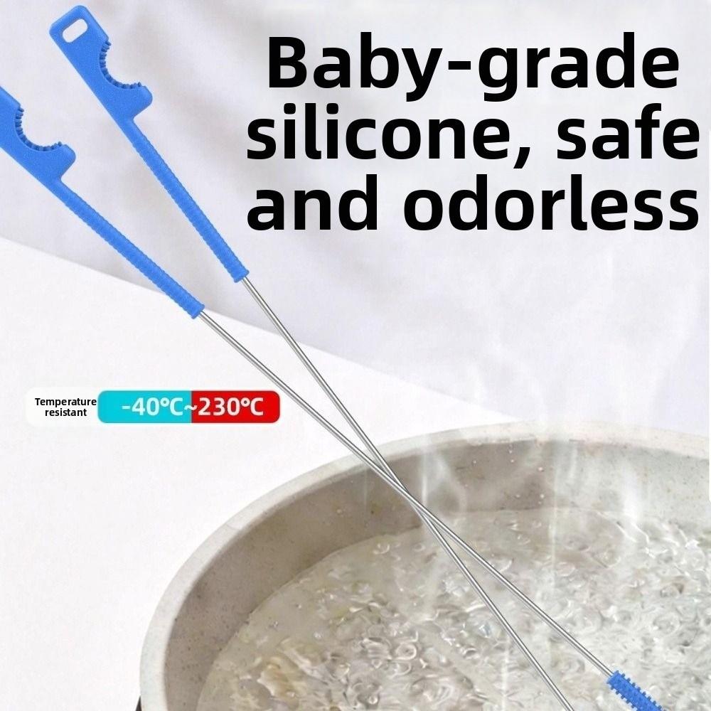 Dual-head Design Silicone Straw Brush 26cm Extended Version Bottle Brush  Feeding Bottle
