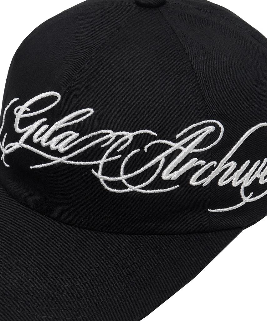 Gillaakaibeu Lettering Logo Trucker Cap_Black