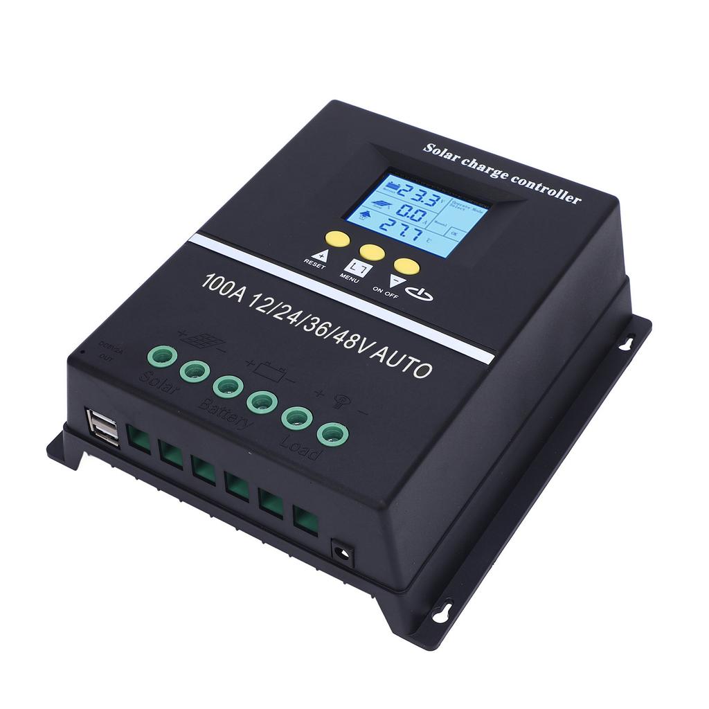 100A MPPT Solar Controller with LCD Display Battery Regulator