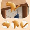 Cat Hook for Desk Edge Handbag Hanger Multipurpose Practical Self Sticky Table Meeting Room