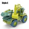 New Children's Car Toy Dinosaurs Transport Car with Dinosaur Large Engineering Vehicle Model Educational Toy Transport Vehicle Toy Boy Girl Gift