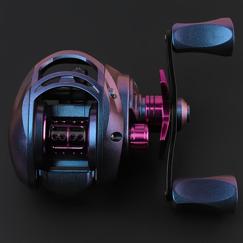 Casting Reel - High-speed 7.2:1 Gear Ratio, Maximum Drag 8kg Magnetic Braking System Ambidextrous Suitable for Both Freshwater and Saltwater Fishing