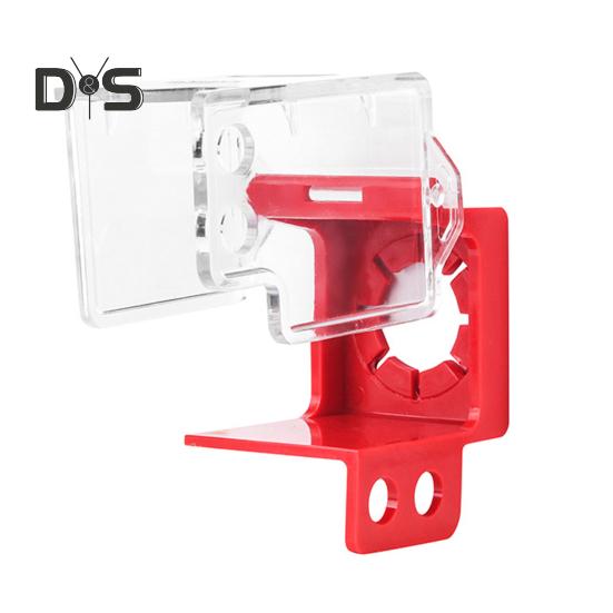 1/2/3Pcs Emergency Stop Button Cover Transparent Design Simple Installation Highly Visible Push Button Switch Cover Large Push Button Lockout