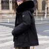 BITCED Women's Winter Slimming Down Jacket with Fashionable Fleece Lining and Thick Fur Trim