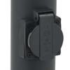 Bollard Lights with Sensor & Socket Set of 3 110 cm Stainless Steel IP44