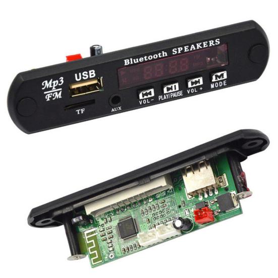 Automobile MP3 Player FM Radio Bluetooth-compatible 5.0 Speaker Module Audio Decoder Board