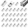 30x Professional T Slot Nuts For Aluminium Profiles Extrusion Slot Offering Secure Connection Industrial Frame Building