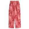 Plus Size Elegant 2 Piece Sets Women Summer Clothes Vintage Loose Print Pants Sets