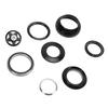 Bike Bearing Headset 44mm Straight Tube Aluminum Alloy CNC Cutting Process Cycling Headset Replacement