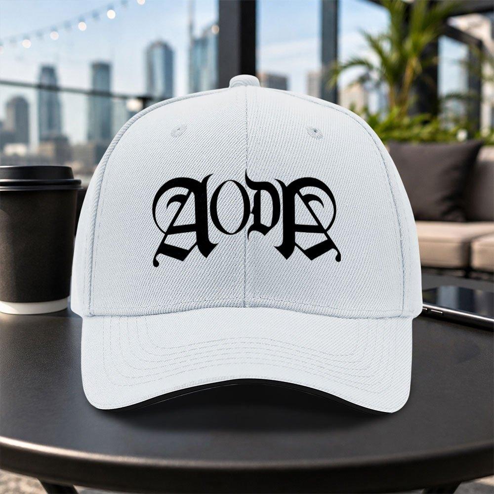Aoda Printed Sandwich Baseball Cap Unisex Adjustable Duckbill Cap Multiple Colors