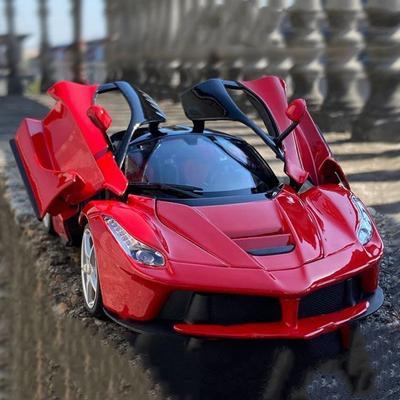 Modelo de Coche Deportivo de Aleación Diecasts Vehículos de Juguete de Metal Modelo de Coche Alta Simulación Sonido y Luz Regalos para Niños