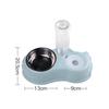 Andy Dog Bowl Cat Feeder Bowl With Dog Water Bottle Automatic Drinking Pet Bowl Cat Food Bowl Pet Stainless Steel Double  Bowl