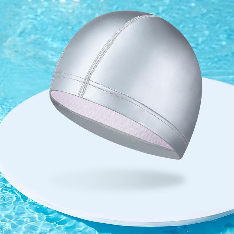 

Премиальная унисекс шапочка для плавания экстра-большого размера, водонепроницаемая, дышащая, из ПУ - однотонная, не сдавливающая, с возможностью нанесения логотипа.