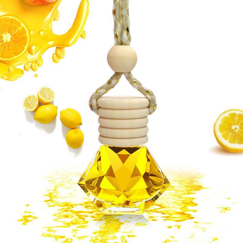 Luxury Car Aromatherapy Pendant - Round Wooden Beads for Long-Lasting Fragrance & Odor Removal