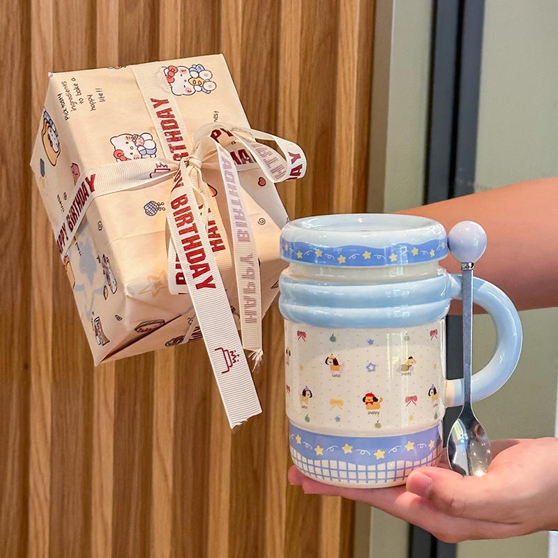 Narozeninové dárky pro spolužáky, učitele, vysoce hodnotné keramické hrnky s koťátkem, šálky na kávu a vodu a dárky