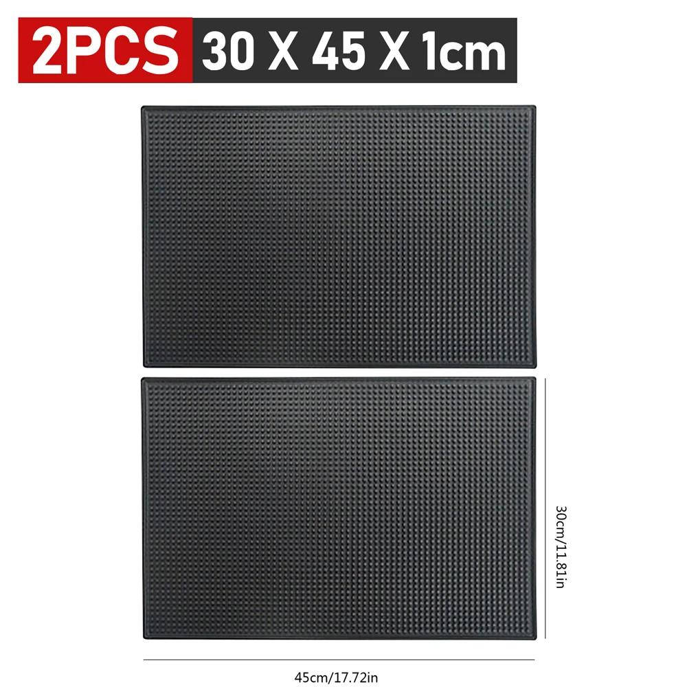 Tapete de Bar Borracha Tapetes de Bar de Café Antiderrapante PVC Tapete para Copo Impermeável Resistente ao Calor Tapete Escorredor para Bar Café Barista Coquetel Bartender