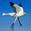 2025 New Seagull Windmill Garden Outdoor Bird Holiday Decorative Wind Spinners Personalized Courtyard Decor Gift Accessories