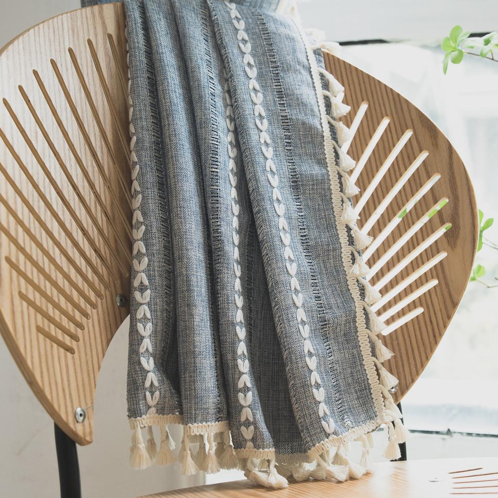 Embroidery Hollow Out Small Window Decorative Curtains Dining Room Bedroom Balcony Kitchen Semi-Blackout Curtains